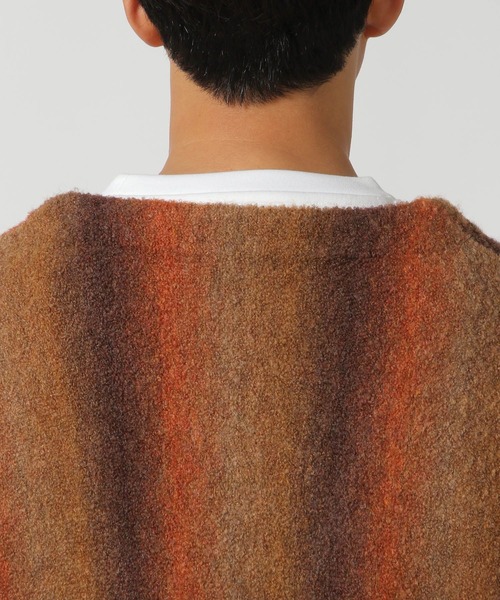 LAKOLE(ラコレ)の「グラデストライプカーディガン/146463(カーディガン/ボレロ・メンズ・ブラウン/ブルー/ブラック/グレー/パープル・MEDIUM/LARGE/X-LARGE)」の22枚目の写真