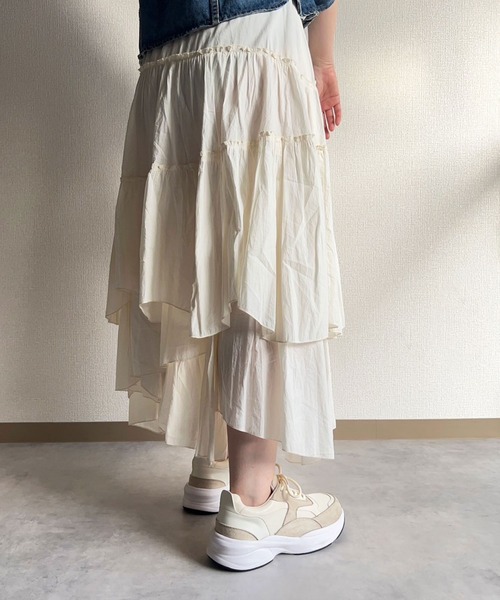 lus.（ラスドット）の「lus. カラーコンビダッドスニーカー（スニーカー・レディース・ベージュ/グレー・L/M/LL/S）」の19枚目の写真