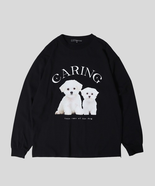 Jungle Storm(ジャングルストーム)の「Animal long sleeve T-shirt / アニマルロングTシャツ unisex(Tシャツ/カットソー・メンズ・ホワイト系1/ホワイト系2/ブラック・M/L)」の1枚目の写真