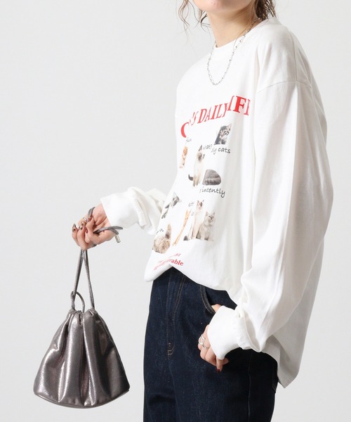 Jungle Storm(ジャングルストーム)の「Animal long sleeve T-shirt / アニマルロングTシャツ unisex(Tシャツ/カットソー・メンズ・ホワイト系1/ホワイト系2/ブラック・M/L)」の12枚目の写真