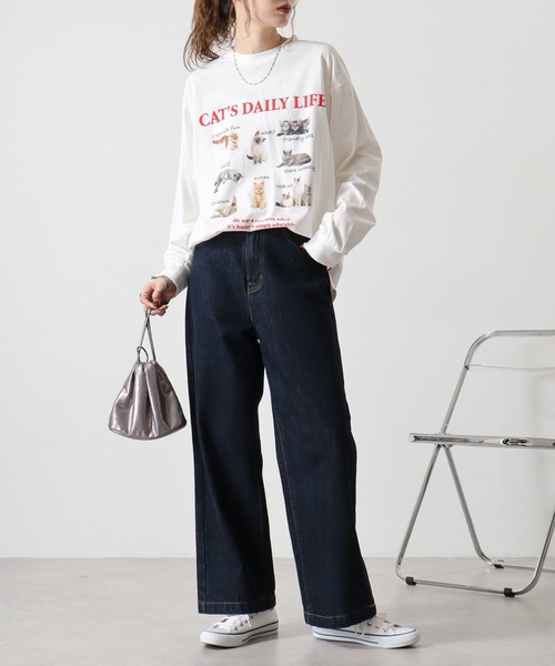 Jungle Storm(ジャングルストーム)の「Animal long sleeve T-shirt / アニマルロングTシャツ unisex(Tシャツ/カットソー・メンズ・ホワイト系1/ホワイト系2/ブラック・M/L)」の13枚目の写真