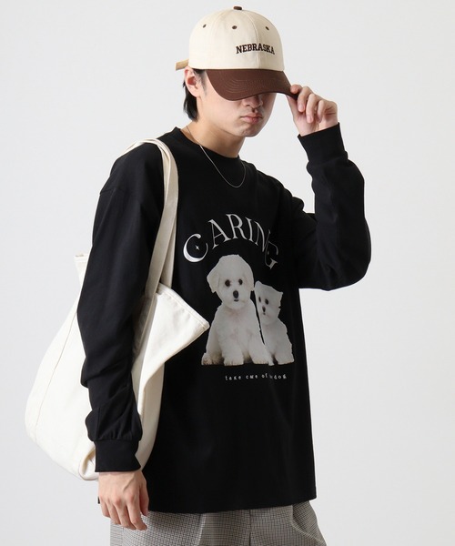 Jungle Storm(ジャングルストーム)の「Animal long sleeve T-shirt / アニマルロングTシャツ unisex(Tシャツ/カットソー・メンズ・ホワイト系1/ホワイト系2/ブラック・M/L)」の15枚目の写真