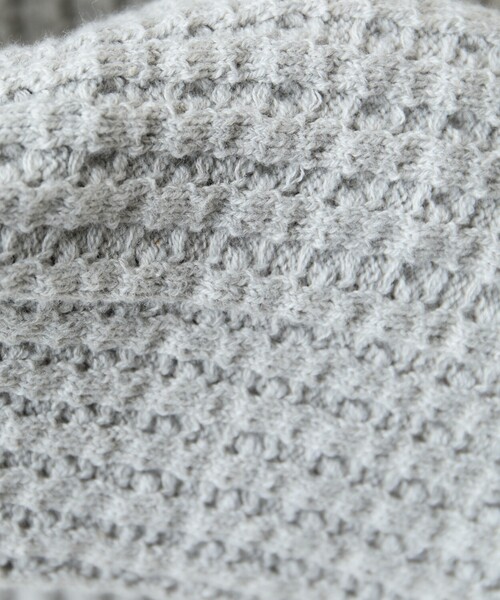 FREAK'S STORE（フリークスストア）の「限定展開　ヘビー ワッフル メロー ハイネック ニット（ニット/セーター・レディース・ブラック/ブルー/オリーブ/ナチュラル/グレー・ﾌﾘ-）」の16枚目の写真