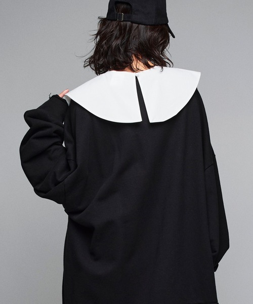 Narcissus（ナルシス）の「【Narcissus】リボンツケエリ（付け襟・レディース・ホワイト・FREE）」の2枚目の写真