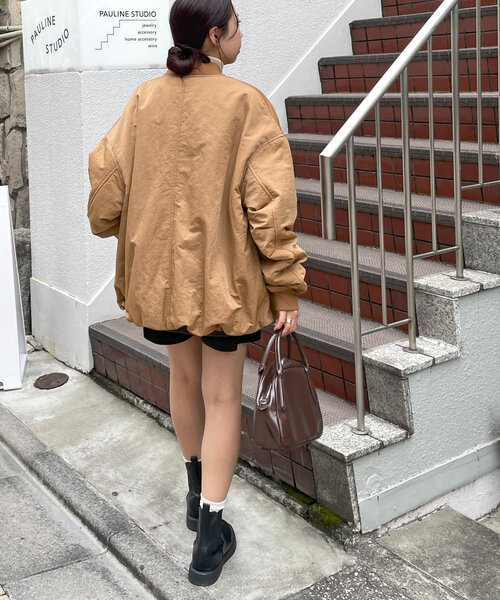 新色追加!/ユニセックス//WEB限定】メモリーボンバーブルゾン