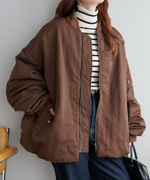 DISCOAT メモリーボンバーブルゾン 新品未使用 ★秋冬向けタイプ★あったか 新色追加!/WEB限定】メモリーボンバーブルゾン（ブルゾン