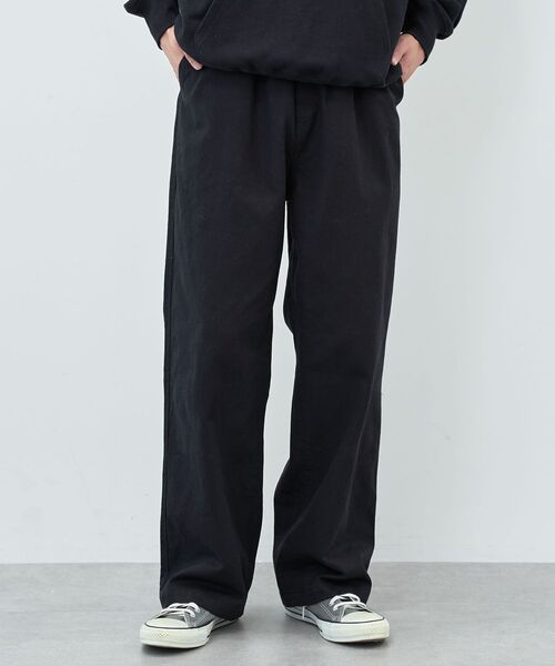 CRAFT STANDARD BOUTIQUE（クラフトスタンダードブティック）の「【ユニセックス】カラーズシェフパンツ（チノパンツ・レディース・ブラック/テラコッタ/キャメル・M/L/XL）」の2枚目の写真