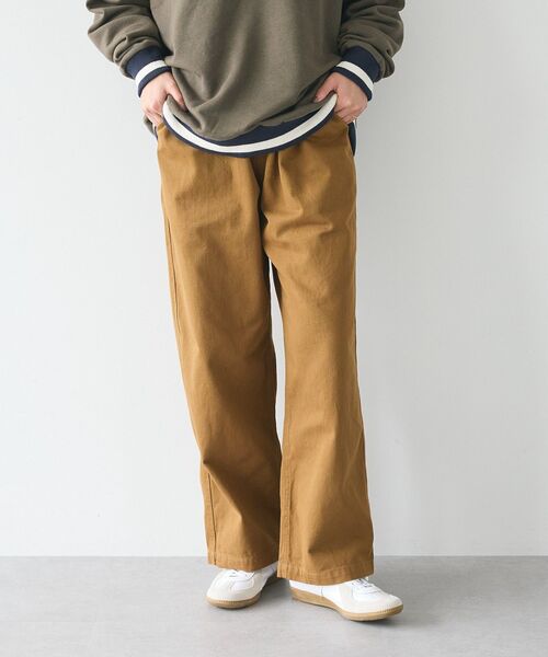 CRAFT STANDARD BOUTIQUE（クラフトスタンダードブティック）の「【ユニセックス】カラーズシェフパンツ（チノパンツ・レディース・ブラック/テラコッタ/キャメル・M/L/XL）」の13枚目の写真