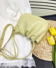 florist | 軽量 レザーライクギャザーミニショルダーバッグ(ショルダーバッグ)