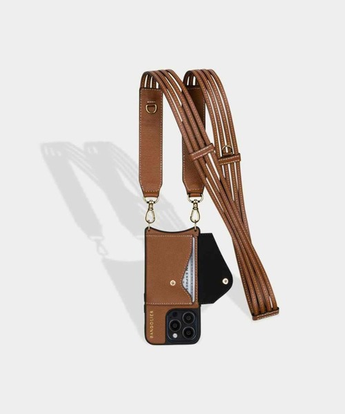 BANDOLIER（バンドリヤー）の「BANDOLIER / SADIE SIDE SLOT iPhone 15 ケース（その他小物・レディース・ライトブラウン・FREE）」の3枚目の写真