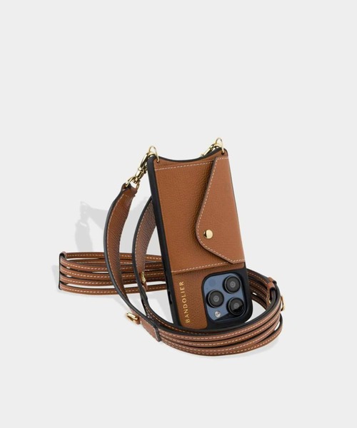 BANDOLIER（バンドリヤー）の「BANDOLIER / SADIE SIDE SLOT iPhone 15 ケース（その他小物・レディース・ライトブラウン・FREE）」の4枚目の写真