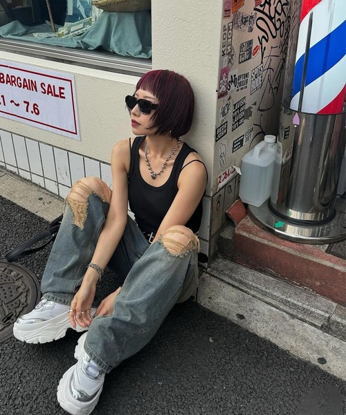FLEX(フレックス)の「box square 3 sunglasses / ボックススクエア サングラス(サングラス・レディース・カーキ/ブラック/グレー・FREE)」の13枚目の写真