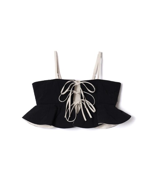 NON TOKYO(ノントーキョー)の「【NON TOKYO/ノントーキョー】REVERSIBLE QUILTING CAMISOLE/リバーシブルキルティングキャミソール(その他トップス・レディース・ピンク/カーキ/ブラック・FREE)」の2枚目の写真