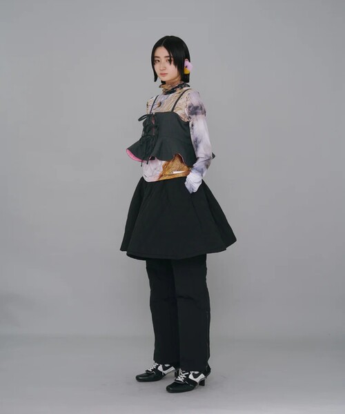 NON TOKYO(ノントーキョー)の「【NON TOKYO/ノントーキョー】REVERSIBLE QUILTING CAMISOLE/リバーシブルキルティングキャミソール(その他トップス・レディース・ピンク/カーキ/ブラック・FREE)」の5枚目の写真