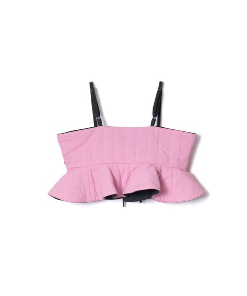 NON TOKYO(ノントーキョー)の「【NON TOKYO/ノントーキョー】REVERSIBLE QUILTING CAMISOLE/リバーシブルキルティングキャミソール(その他トップス・レディース・ピンク/カーキ/ブラック・FREE)」の11枚目の写真