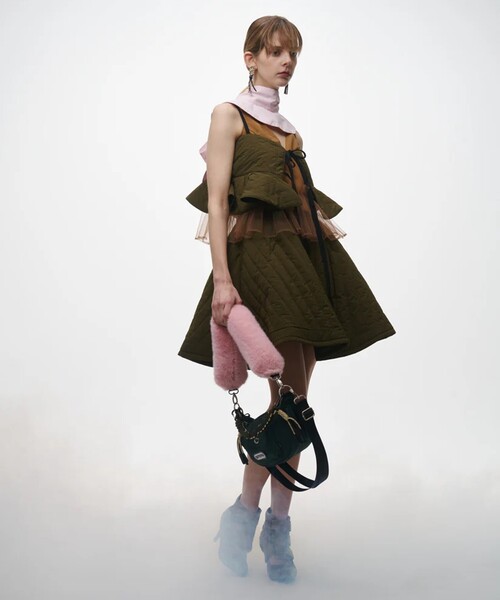 NON TOKYO(ノントーキョー)の「【NON TOKYO/ノントーキョー】REVERSIBLE QUILTING CAMISOLE/リバーシブルキルティングキャミソール(その他トップス・レディース・ピンク/カーキ/ブラック・FREE)」の13枚目の写真