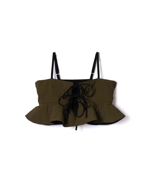 NON TOKYO(ノントーキョー)の「【NON TOKYO/ノントーキョー】REVERSIBLE QUILTING CAMISOLE/リバーシブルキルティングキャミソール(その他トップス・レディース・ピンク/カーキ/ブラック・FREE)」の15枚目の写真