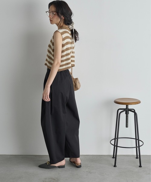 ツイルタックコクーンバレルパンツ（チノパンツ）｜THE YOn