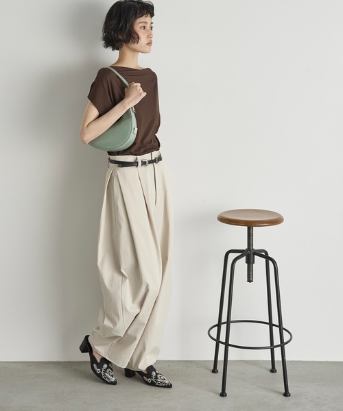 セール】ツイルタックコクーンバレルパンツ（チノパンツ）｜THE YOn