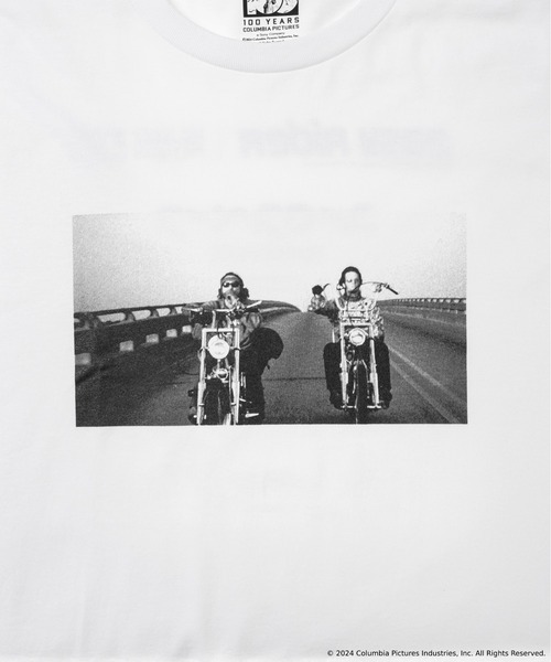 COLUMBIA PICTURES(コロンビアピクチャーズ)の「EASY RIDER Revival Screening T-SHIRT(Tシャツ/カットソー・メンズ・ホワイト・XL/L/M)」の4枚目の写真