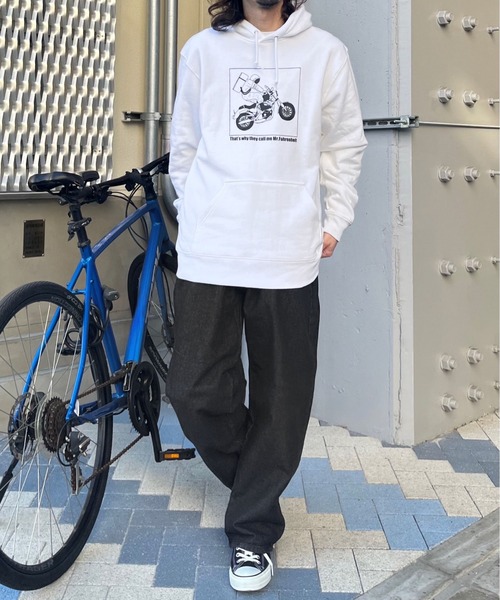 MODISH GAZE(モディシュガゼ)の「【MODISH GAZE】宇宙飛行士プリント裏毛パーカー(パーカー・レディース・グレー系/ホワイト・LARGE/MEDIUM)」の15枚目の写真