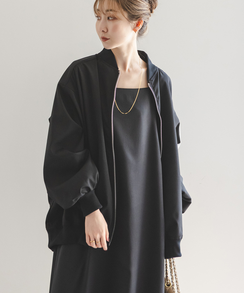 Noble（ノーブル）の「COG THE BIGSMOKE/コグザビッグスモーク LESLIE OVERSIZED BLOUSON（その他アウター・レディース・ブラック・FREE）」の22枚目の写真