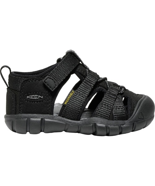 KEEN(キーン)の「SEACAMP II CNX / シーキャンプ ツー シーエヌエックス / キッズ サンダル(サンダル・キッズ・ブラック・11.5cm/12.5cm/13.5cm/14.5cm)」の1枚目の写真