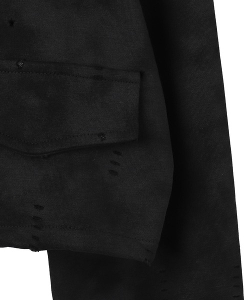 Figments（フィグメンツ）の「クロップドショルダーZIPブルゾン（ブルゾン・レディース・グレー/ブラック・FREE）」の18枚目の写真