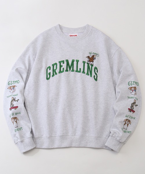 CORPUS TOKYO(コーパス トーキョー)の「【GREMLINS/グレムリン】裏毛 アーチロゴスウェット トレーナー(スウェット・メンズ・ライトグレー/チャコール/マスタード・L/M/LL)」の6枚目の写真