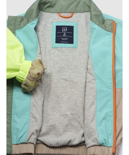 GAP（ギャップ）の「NYC GAPロゴ ウィンドブレーカー (幼児・ベビー)（ナイロンジャケット・キッズ・ネイビー/ベージュ・90cm/95cm/100cm/105cm/110cm/80ｃｍ）」の10枚目の写真