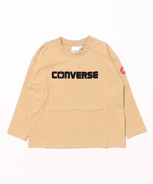 CONVERSE(コンバース)の「CONVERSE/コンバース キッズ長袖Tシャツ(Tシャツ/カットソー・キッズ・ブラック/オフホワイト/レッド/ベージュ系その他・130cm/120cm/110cm)」の4枚目の写真
