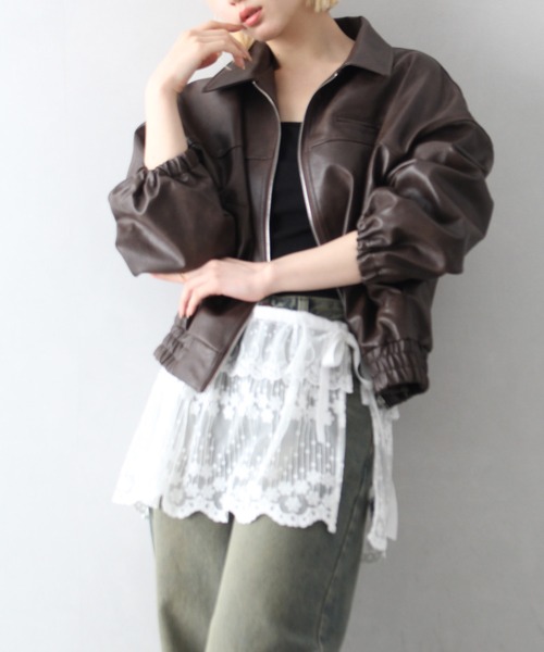 SpRay（スプレイ）の「チュールレースラップミニスカート（スカート・レディース・ホワイト・FREE）」の17枚目の写真