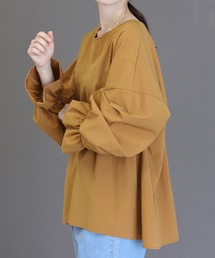 キャンディースリーブ後ろギャザーブラウス