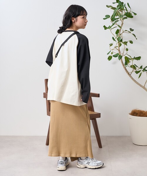 FREAK'S STORE（フリークスストア）の「アーミーリブ ラップ風スカート（スカート・レディース・キャメル/ピンク/チャコール・ﾌﾘ-）」の13枚目の写真