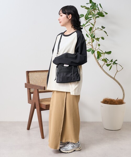 FREAK'S STORE（フリークスストア）の「アーミーリブ ラップ風スカート（スカート・レディース・キャメル/ピンク/チャコール・ﾌﾘ-）」の14枚目の写真