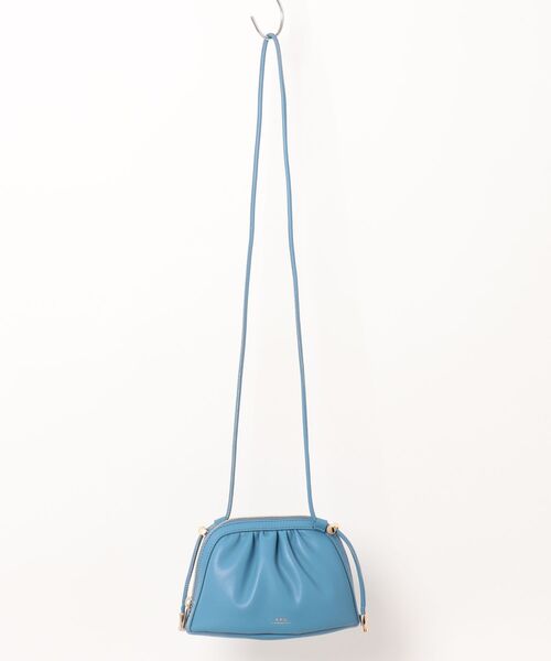 A.P.C.(アーペーセー)の「BOURSE NINON SMALL(ショルダーバッグ・レディース・ブラック/ブルー・ONESIZE)」の2枚目の写真