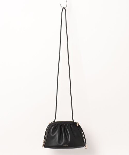 A.P.C.(アーペーセー)の「BOURSE NINON SMALL(ショルダーバッグ・レディース・ブラック/ブルー・ONESIZE)」の1枚目の写真
