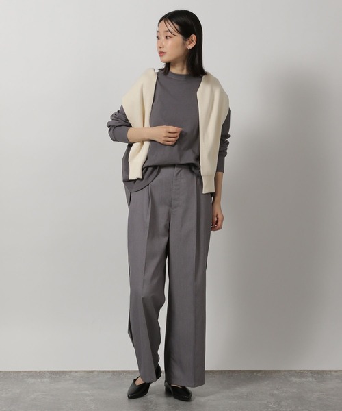 LAKOLE(ラコレ)の「ラウンドBIG長袖T / 319091(Tシャツ/カットソー・レディース・その他2/チャコール/その他1/アイボリー・FREE)」の12枚目の写真