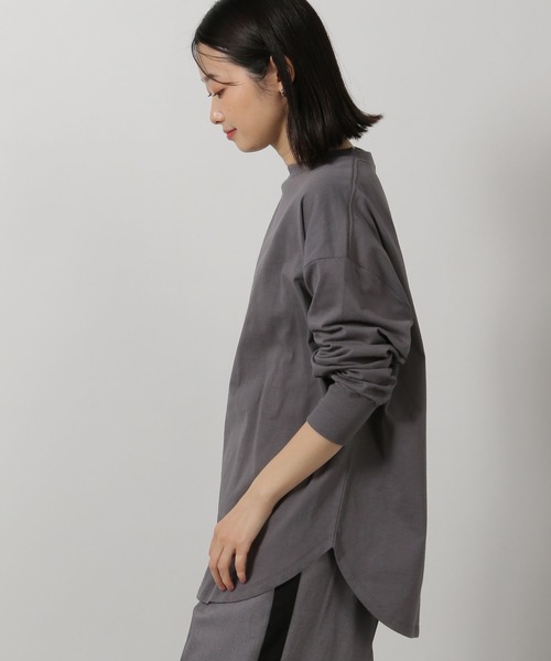 LAKOLE(ラコレ)の「ラウンドBIG長袖T / 319091(Tシャツ/カットソー・レディース・その他2/チャコール/その他1/アイボリー・FREE)」の14枚目の写真