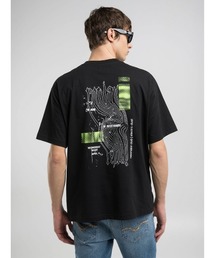 オーバーフィット ベーシックジャ－ジーコットンプリントTシャツ