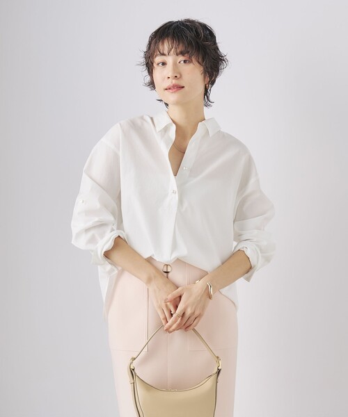 ブラウス シャツ パール釦スキッパーシャツ レディース NOLLEY'S Sophi ブラウス シャツ パール釦スキッパーシャツ