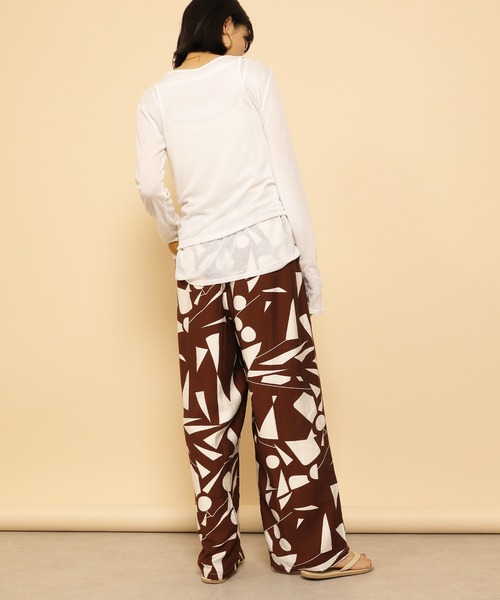 en CAnAF（エンカナフ）の「2set シアーリブ ロンT タンク トップスセット（Tシャツ/カットソー・レディース・ホワイト/ブラック/グレー・M）」の20枚目の写真