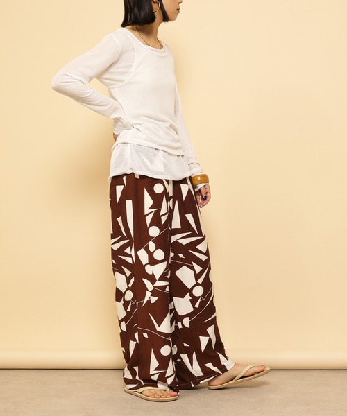 en CAnAF（エンカナフ）の「2set シアーリブ ロンT タンク トップスセット（Tシャツ/カットソー・レディース・ホワイト/ブラック/グレー・M）」の21枚目の写真