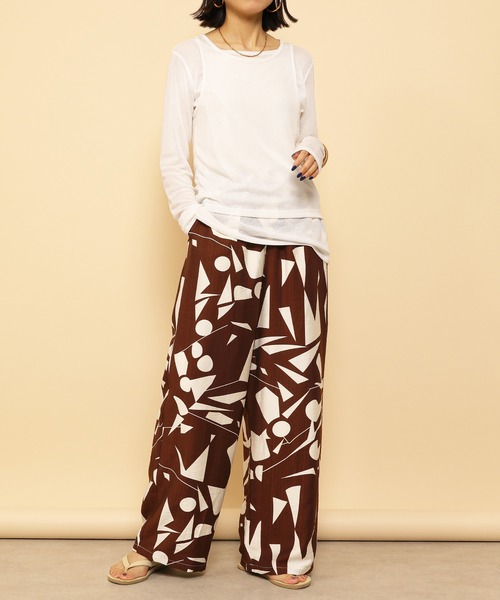 en CAnAF（エンカナフ）の「2set シアーリブ ロンT タンク トップスセット（Tシャツ/カットソー・レディース・ホワイト/ブラック/グレー・M）」の11枚目の写真