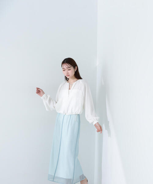 NATURAL BEAUTY BASIC ドルマンジップアップブルゾン 撥水性・防風性・透湿性]フード付ジップアップブルゾン （その他