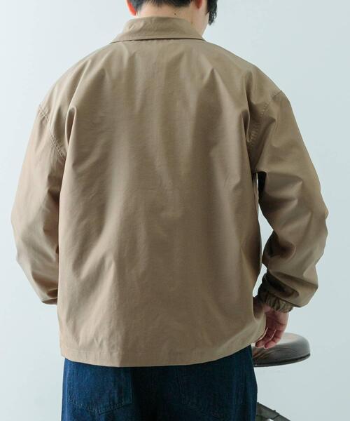 ITEMS URBANRESEARCH(アイテムズ アーバンリサーチ)の「ナイロンシャンブレー ハリントンジャケット(その他アウター・メンズ・ブルー/ベージュ/ピンクベージュ・MEDIUM/LARGE)」の7枚目の写真