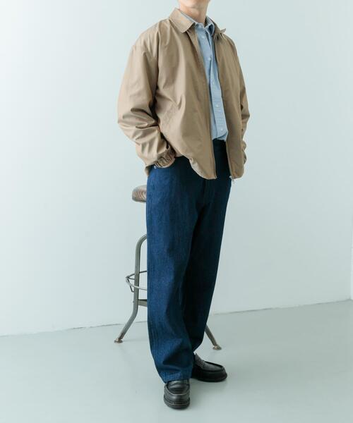 ITEMS URBANRESEARCH(アイテムズ アーバンリサーチ)の「ナイロンシャンブレー ハリントンジャケット(その他アウター・メンズ・ブルー/ベージュ/ピンクベージュ・MEDIUM/LARGE)」の8枚目の写真