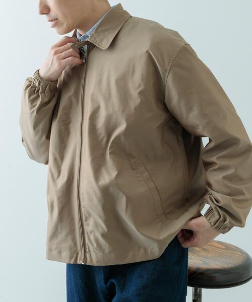 ITEMS URBANRESEARCH(アイテムズ アーバンリサーチ)の「ナイロンシャンブレー ハリントンジャケット(その他アウター・メンズ・ブルー/ベージュ/ピンクベージュ・MEDIUM/LARGE)」の10枚目の写真