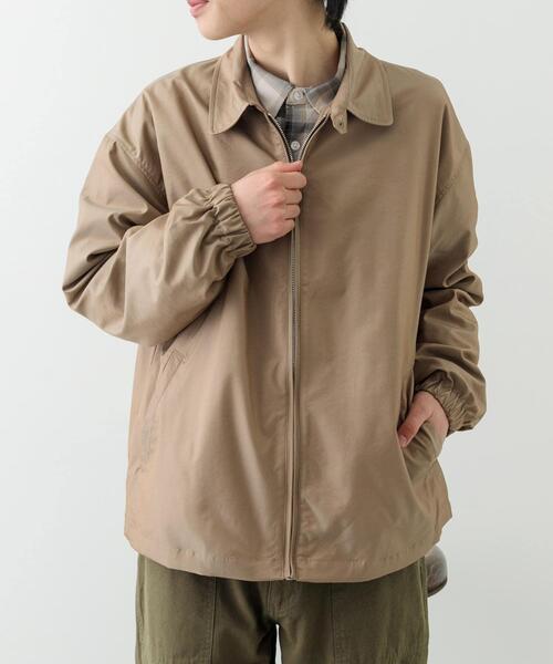 ITEMS URBANRESEARCH(アイテムズ アーバンリサーチ)の「ナイロンシャンブレー ハリントンジャケット(その他アウター・メンズ・ブルー/ベージュ/ピンクベージュ・MEDIUM/LARGE)」の12枚目の写真