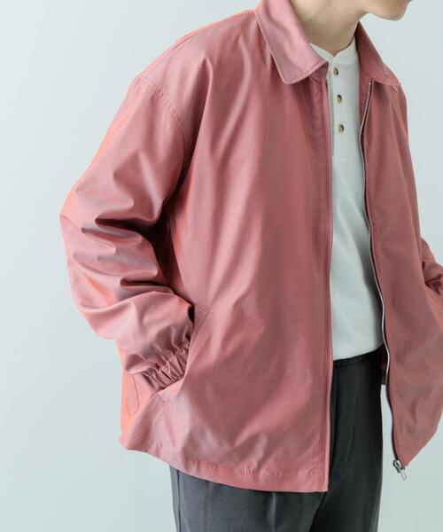 ITEMS URBANRESEARCH(アイテムズ アーバンリサーチ)の「ナイロンシャンブレー ハリントンジャケット(その他アウター・メンズ・ブルー/ベージュ/ピンクベージュ・MEDIUM/LARGE)」の22枚目の写真